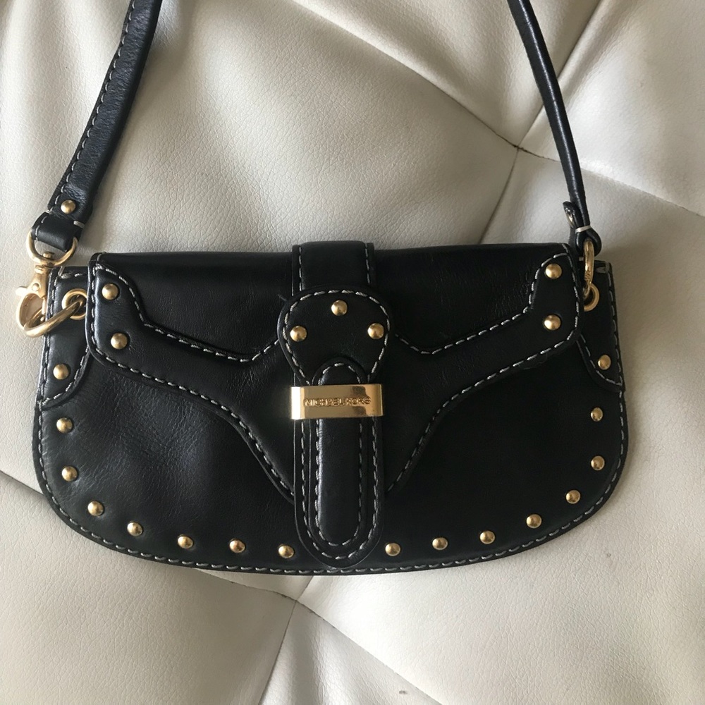 Michael Kors clutch with handle.  Mini purse